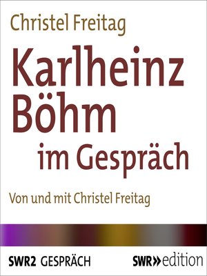 cover image of Karlheinz Böhm im Gespräch